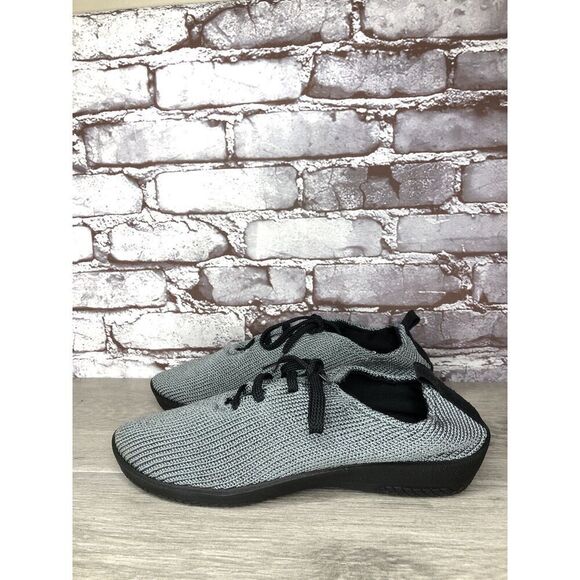 Arcopedico LS Grey Blue Vegan Knit Lace Up Comfort Shoes Women’s Sz 42EU/11M US - Picture 1 of 16